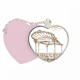 thumbnail image 1 of Estación Francia Paris Metropolitain Landmark Bolsa de viaje Mirror maquillaje corazón rosa, 1 of 4