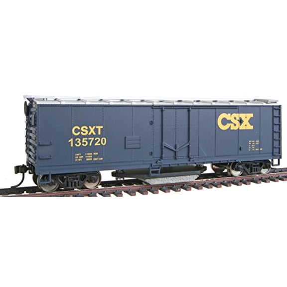 Walthers Trainline 40-Foot Plug-Door Track Cleaning Boxcar CSX 135720, HO Scale