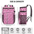 thumbnail image 2 of Pizza Lover's Insulated Backpack Cooler - 20L Leakproof Camping & Picnic Backpack with Multiple Pockets, Holds 26 Cans, 2 of 6