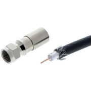 Ideal Ideal Rg6 F-compression Connectors, 50 Pk