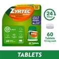 thumbnail image 4 of Zyrtec 24 Hour Allergy Relief Tablets with 10 mg Cetirizine HCl, 60 Count, 4 of 12