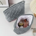 thumbnail image 6 of Makeup Bag Puffy Quilted Cosmetic Bags Travel Cute Puffer Solid Toiletry Organizer Pouch Storage Clutch For Women, 6 of 6