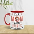 thumbnail image 3 of I'm a Cavalier King Charles Spaniel Mom and a Registered Nurse Nothing Scares Me 11oz Accent Two-tone Mug Dog Lover Gifts Coffee Tea Cup - 00002, 3 of 5