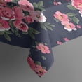 thumbnail image 5 of Pioneer Flower Floral Print Pattern Rectangle Tablecloth 60"x120",Waterproof Polyester Rectangle Table Cloth, Wipeable Spillproof Polyester Tablecloth for Dining, Camping, Indoor and Outdoor, 5 of 6