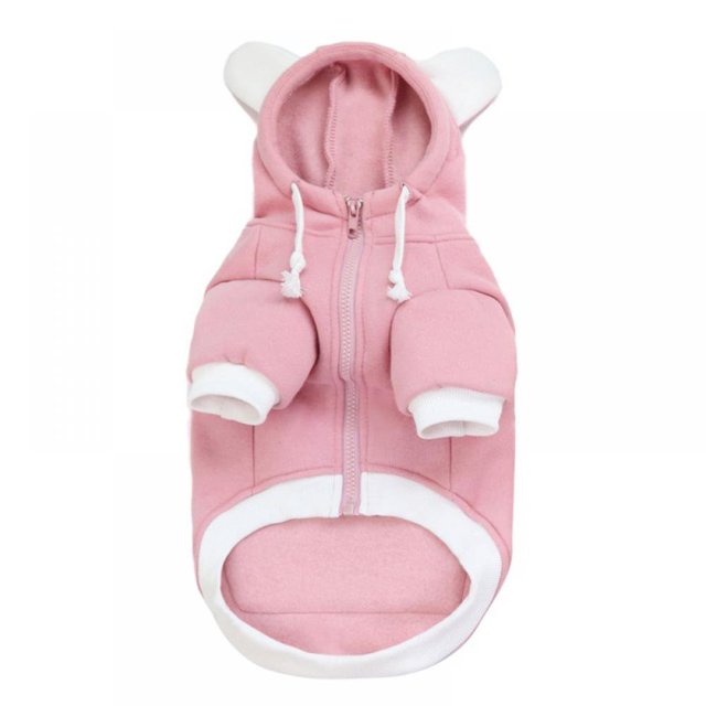 Manteau à Capuche pour Chien, Pyjama pour Animaux de Compagnie Confortable Automne Hiver
