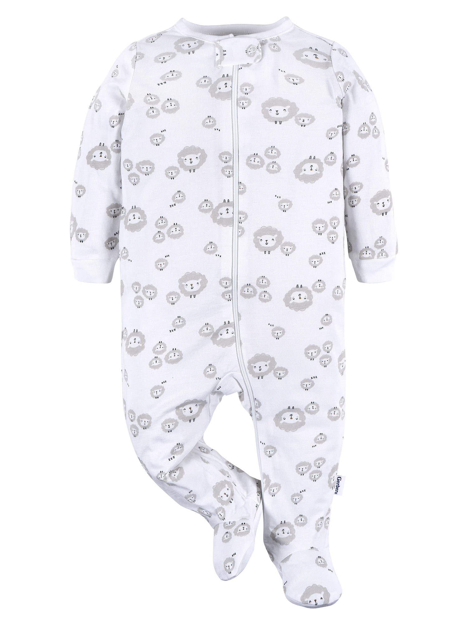Gerber Gender Neutral Sleep ´N Play Footed Pajamas, 2-Pack, Sizes 0/3 Months - 12 Months