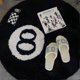 thumbnail image 5 of Billiards 8 Ball Rug Round Tufting Anti-slip Floor Carpet Mat No.8 Bedro, 5 of 5