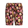 thumbnail image 4 of Wukai Ice Cream Cake Men’s Short Pajama Pants With Pockets Soft Sleep Pj Shorts for Men-Small, 4 of 6