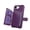 Purple, variant on ELEHOLD Shock-Absorbent Credit Card and Cash Slot PU Leather TPU Back Cover Wallet Cell Phone Case for iPhone 17e & iPhone 16e, Green