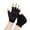 Black, variant on AWZXDE Fingerless Yoga Gloves for Outdoor Activities Dance and Exercise - Comfortable Absorbent Fitness Apparel for Daily Use and Sports Purple,One Size
