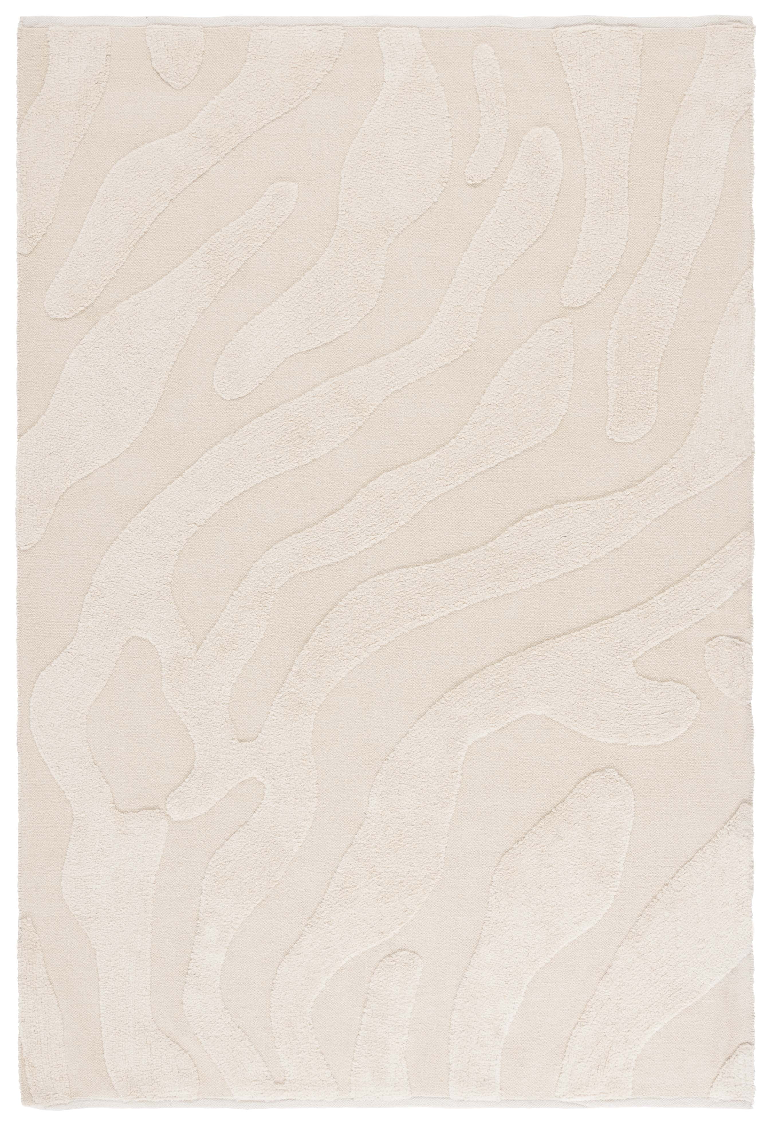 SAFAVIEH Easy Care Winslow Geometric Area Rug, Ivory, 3' x 5'