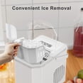 thumbnail image 3 of Máquina de hielo Totnz, portátil, autolimpiante, para encimera, color blanco, 3 of 7