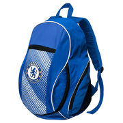 Icon Sports Chelsea FC Backpack with Ball Compartment – Official Licensed Blue Bag