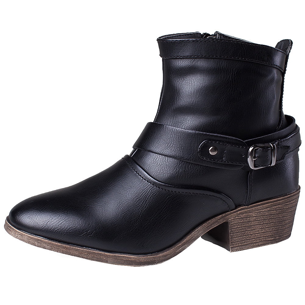booties with short heel