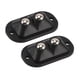 thumbnail image 4 of 12 piezas Mini ruedas giratorias autoadhesivas de doble bola que ahorran trabajo Movimiento silencioso Rotación de 360 ​​grados Polea adhesiva para electrodomésticos de cocina Muebles Negro, 4 of 10