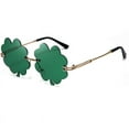 thumbnail image 4 of Lunettes de Fête Irlandaises Lunettes de Bière de la Saint-Patrick Lunettes à Flamme Lunettes Trèfle, 4 of 5