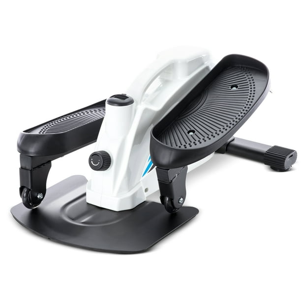 Compact Elliptical Fitness Machine Stand Up / Sit Down Portable Mini