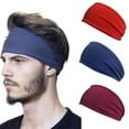 thumbnail image 4 of Hesxuno Yoga Headbands for Women,Non Slip Elastic Sweat Hairbands,Solid Color Head Accessories Headscarves Hair Hoop,Sweat-Absorbing Hairbands for Sports,Fitness,Running,24.5x10.5cm, 4 of 4