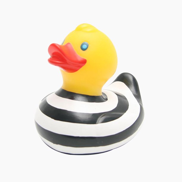 Uniforme De Prisión De Halloween, Juguete De Patos De Pvc, Juguetes De Baño Para Bebés, Juguete De Natación Suave Para Niñas Y Niños Inevent HA038093-00