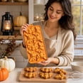 thumbnail image 4 of Halloween Silicone Pumpkin Ghost Cake Mold, Non Stick 3D Witch Hat Chocolate Tray, Heat Resistant Pastry Baking Sheet, DIY Candy Decorating Tool, Reusable Molds, 4 of 7