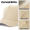 thumbnail image 3 of TOPTIE Snapback Baseball Cap with Rope, Adjustable Vented Performance Hat, Laser Cut Mesh Cap for Men Women - White, 3 of 7
