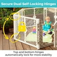 thumbnail image 2 of Toddleroo by North States Superyard Ultimate Baby Playpen Gate, 26" Tall, 6 Panels, Ivory-Linen, 2 of 12