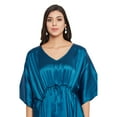 thumbnail image 6 of Oussum Women Kaftans Satin Long Maxi Dress for Women's Caftans Plus Size Nightwear Evening Dresses Online, 6 of 8