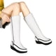 thumbnail image 2 of Zapatos para mujer, grandes, otoño/invierno, de algodón, suela gruesa, colores a juego, botas altas para nieve, botas para correr, botas vaqueras., 2 of 7