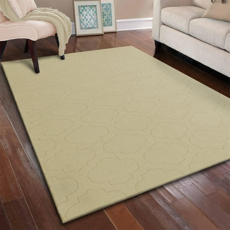 UPC 190052000001 product image for Superior Collection Hand Woven Charlotte Wool Rug 5 X8  - Ivory | upcitemdb.com