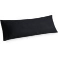 thumbnail image 1 of shiyou-Body Pillow Case Cover - Black Polyester Microfiber Long Pillow Cases, Ultra Soft and Cozy Body Pillowcase with Envelope Closure, 1 Pack, 20x54 Inches, 1 of 4