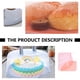 thumbnail image 4 of Cajas de pastel de 2 piezas Detalle Cajas de almacenamiento de pasteles Postre cajas de embalaje (rosa, azul), 4 of 6