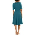 thumbnail image 2 of Donna Morgan womens  Midi Dress, 8, Blue, 2 of 3