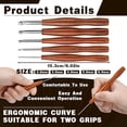 thumbnail image 7 of 5 Pcs Crochet Hook, 5 Size Aluminum Ergonomic Crochet Hook with Wooden Handle for Arthritic Hands,Crochet Needles, 7 of 7