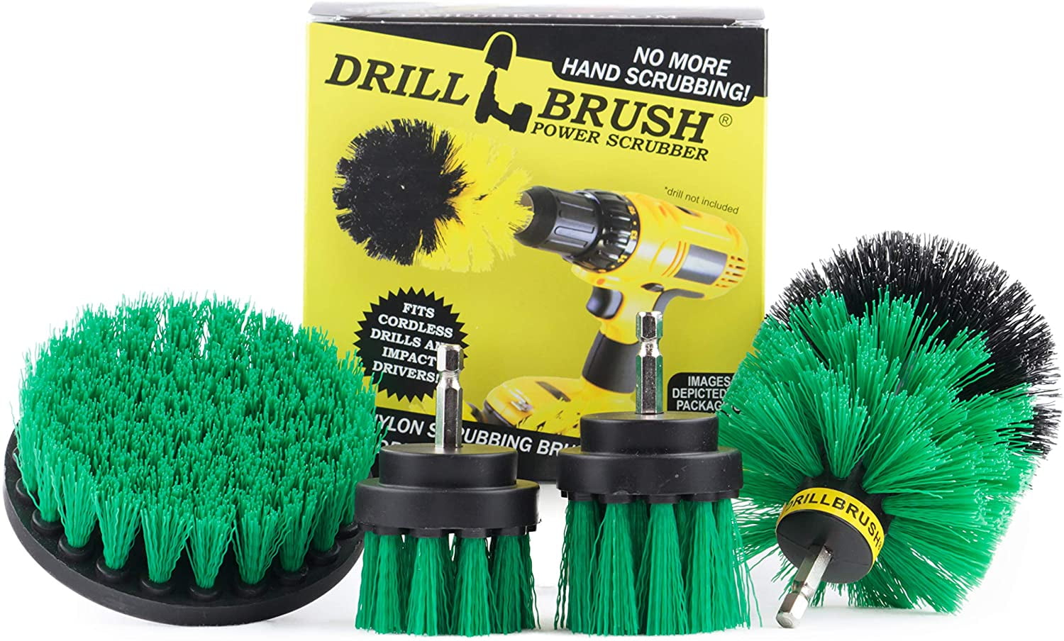 Drillbrush Crock Pot Scrubber, Cast Iron Skillet, Kitchen Cleaning Kit,  Stove, Sink, Counter, Tile, Grout Cleaner at Tractor Supply Co.