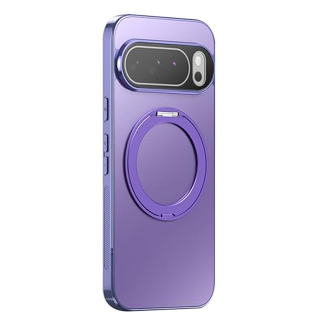 Case For Google Pixel 10 Pro XL/10 PRO/10, Magnetic Shell With Supports Wireless Charging Anti-Fall Ring Kickstand Cover