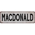 thumbnail image 1 of MACDONALD Vintage Look Gift Rustic Chic Metal Sign 6x18 206180036960, 1 of 1