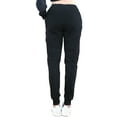 thumbnail image 3 of Lappel Women's Athletic Yoga Jogger Sweatpants with Pockets Soft French Terry Athleisure Capri, 3 of 4