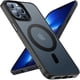 thumbnail image 2 of Mgnaooi Funda magnética para iPhone 12 Pro Max [prueba de caída de grado MIL y compatible con MagSafe] Parte trasera mate translúcida con teclas de aleación de aluminio, funda para teléfono 12 Pro Max, 2 of 4