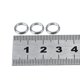 thumbnail image 2 of Snap Split Ring Split Rings 50 uds/100 uds aparejos de pesca de acero inoxidable cebo pesca ligera con caña para pescar Fugacal Otros, 2 of 2