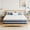 Dark Blue, variant on Queen Mattress in a Box,VIZIM 12 Inch Memory Foam Pocket Spring Hybrid Queen Size Mattresses for Motion Isolation & Back Pain Relief, Edge Support