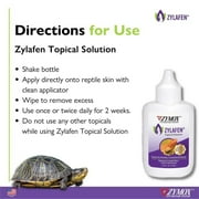 Zymox Zylafen Topical Solution for Reptiles, 1.25 oz. Soothes Irritated Skin