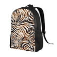 thumbnail image 2 of Disketp Watercolor Zebra Mochila Unisex de Apertura Lateral Completa, Mochila para Laptop para Escuela, Trabajo y Viajes, 2 of 8