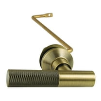 Kingston Brass KTKNLS3 Convergent Side Mount Toilet Tank Lever with Knurled Handle in Antique Brass