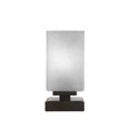 thumbnail image 1 of Luna 52-DG-531 Luna Accent Table Lamp Shown In Dark Granite Finish With 4" Square White Muslin Glass, 1 of 1