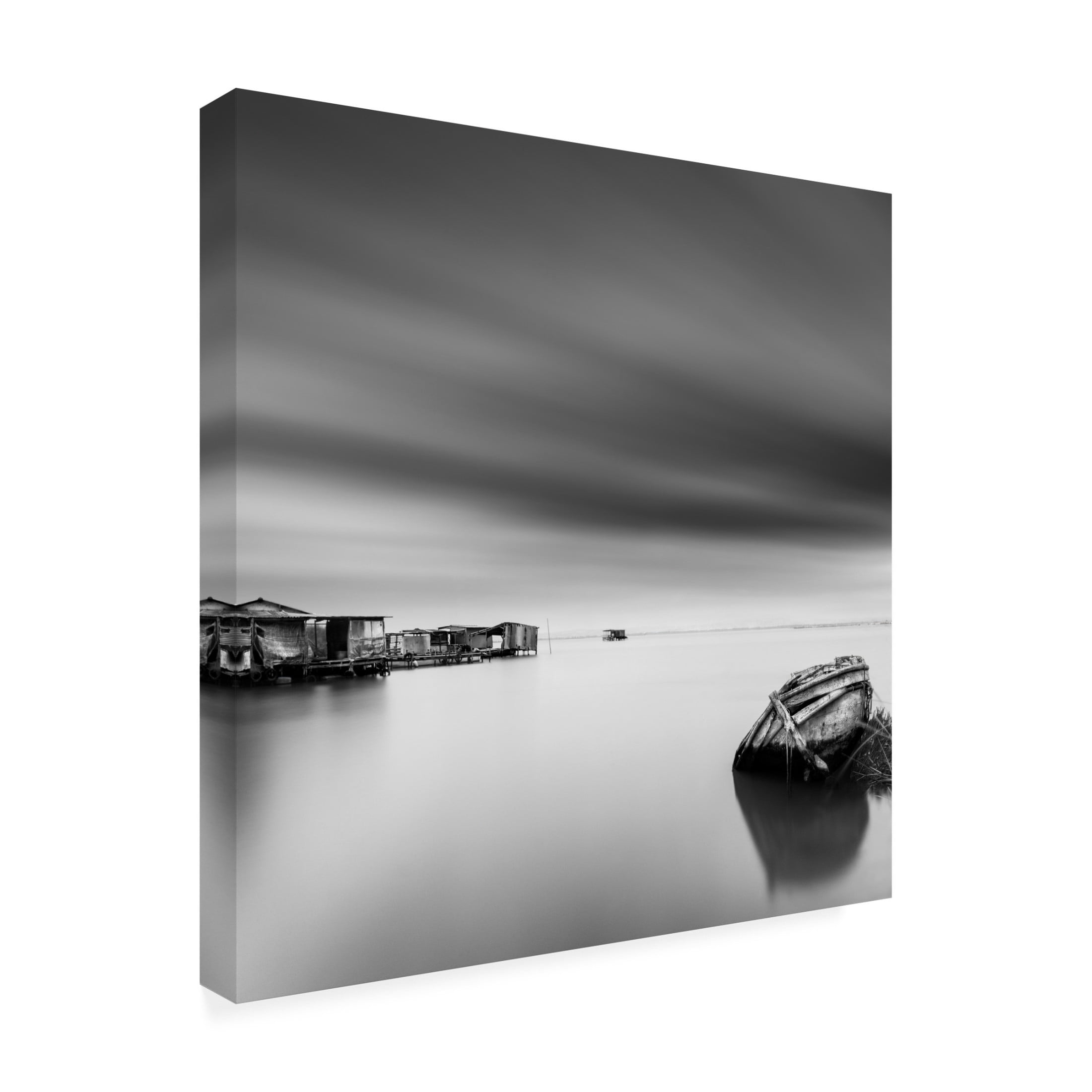 Canvas Wall Art - George Digalakis 'Wrecks 06' Wall Art for Living Room, Bedroom, or Office Décor by Trademark Fine Art - 35 x 35 Inches
