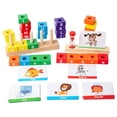 thumbnail image 2 of TISHITA Letter Spelling Block Toy Montessori Spell Word Gifts Cartoon Early Learning Toy, 2 of 8