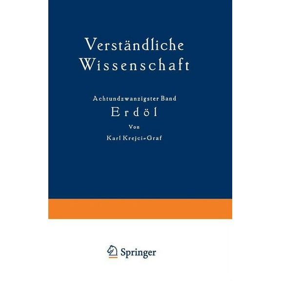 Verständliche Wissenschaft Erdöl, Book 28, (Paperback)