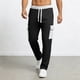 thumbnail image 5 of Pantalones de Cintura Alta de Pierna Ancha para las Mujeres Casual de Color Sólido Pantalones de Cordón de Lino, Pantalones Largos con Cierre con Botones, 5 of 7