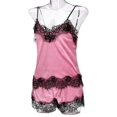thumbnail image 5 of ZSQDM Underwear for Women, New Women Sleepwear Camisole Bow Shorts V-Neck Tops Velvet Pajamas Sleepwear Pink M, 5 of 9
