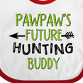 thumbnail image 4 of Inktastic Pawpaws Future Hunting Buddy Boys or Girls Baby Bib, 4 of 4